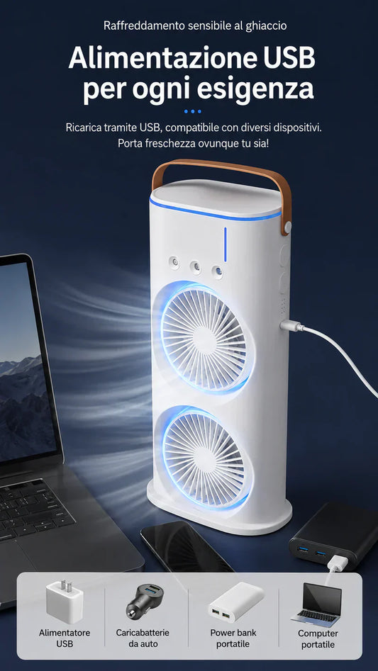 Ventilatore 3in1 Fresco Istante